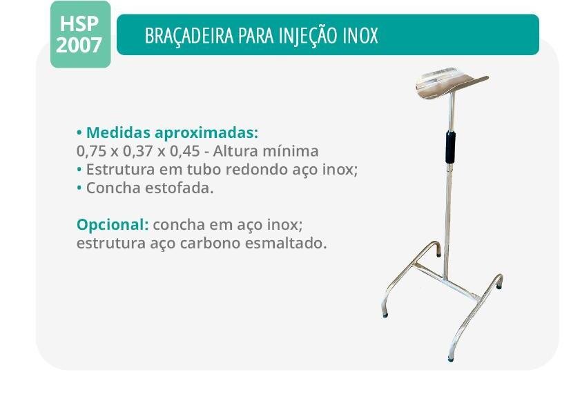 Bracadeira para Injecao Inox