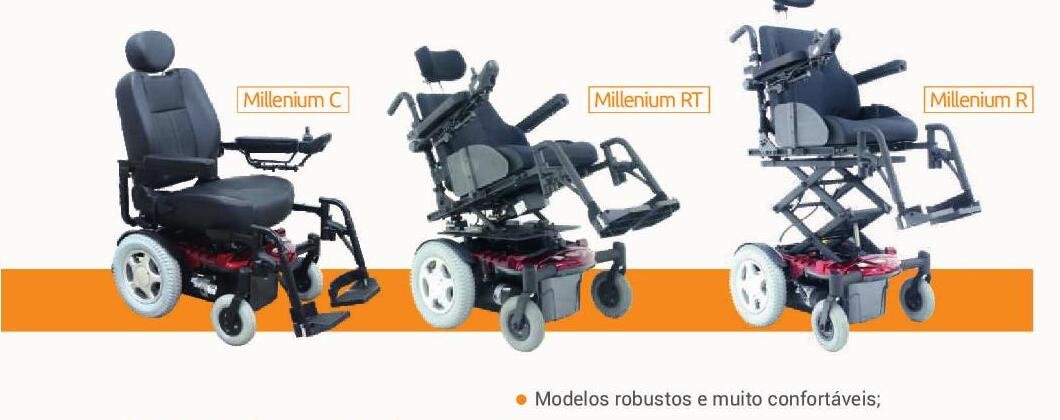 Cadeira de Rodas Motorizada - Linha Robusta