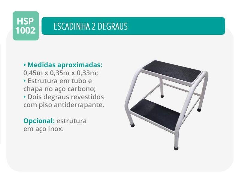 Escadinha de 2 Degraus