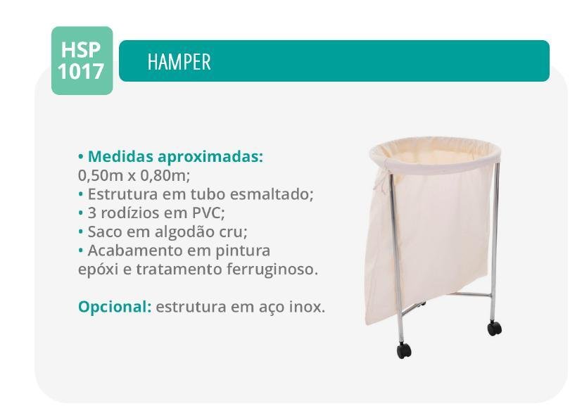 Hamper (Cesto de Roupa Hospitalar)