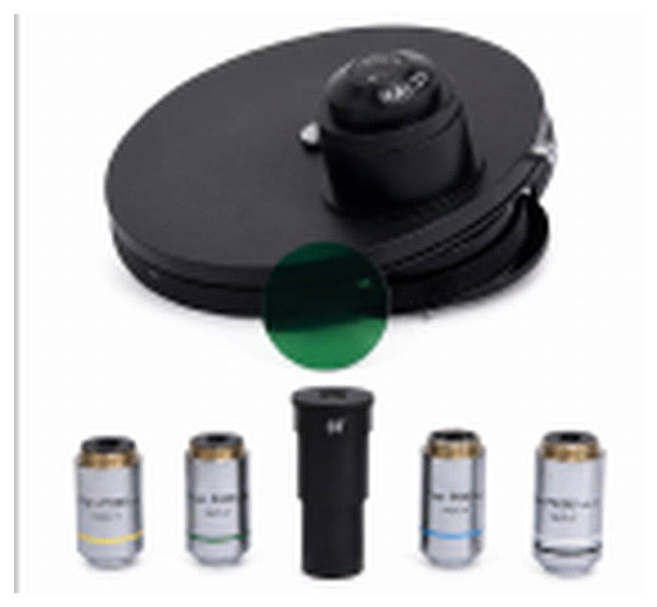 Kit de Contraste de Fase para Microscópio 10x, 20x, 40x e 100x