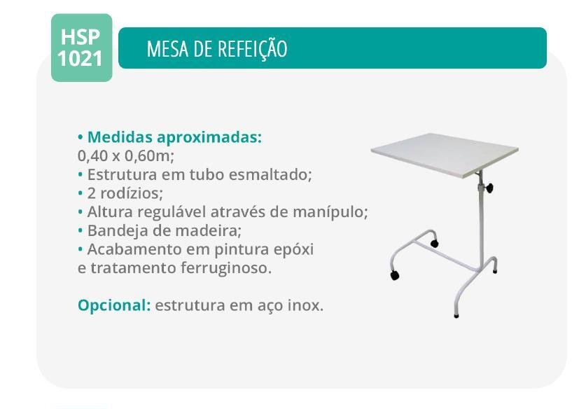 Mesa de Refeicao Hospitalar